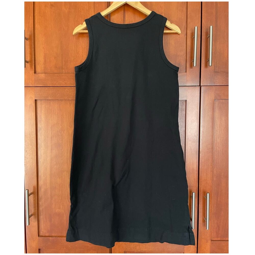 American Giant Muscle Tee Dress Sleeveless Black Size Small - Picture 6 of 8